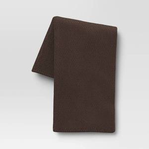 lot 4305 image: Oversized Recycled Knit Throw Blanket Gray - Threshold - Retail $35