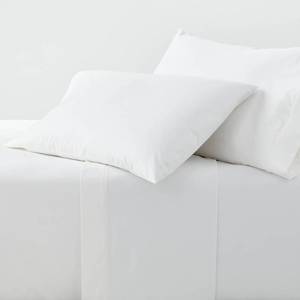 lot 4322 image: Full 800 Thread Count 4pc Hotel Collection Sheet Set Single Baratta White - Threshold - Retail $80
