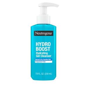 lot 4334 image: Neutrogena Hydro Boost Face Wash, Fragrance Free, Hydrating Facial Cleanser with Hyaluronic Acid, Daily Foaming Face Wash &amp Makeup Remover, Hypoallergenic Gel Cleanser, 7.8 fl. oz&nbsp&nbsp
