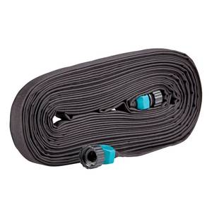 lot 4347 image: Gilmour 50 Black Flat Weeper Soaker Hose for Garden Beds, Drip Irrigation Outdoor Hose, Flexible Garden Hose for Vegetable Gardens, Flower Beds, Lawns, and Orchards&nbsp&nbsp