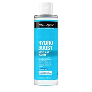 lot 4351 image: Neutrogena Hydro Boost Micellar Water with Hyaluronic Acid, Micellar Cleansing Water for Sensitive Skin, Removes Makeup, Dirt &amp Oil, Alcohol-Free, 13.5 fl oz&nbsp&nbsp