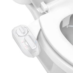lot 4362 image: LUXE Bidet NEO 320 Plus - Warm Water, Dual Nozzle, Non-Electric Bidet Attachment for Toilet Seat, Patented Slide-In Install, 360° Self-Clean, EZ-Lift to Clean, Feminine & Rear Wash (White) - Retail $66