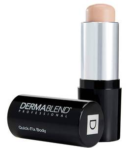lot 4365 image: Dermablend Quick-Fix Body Makeup Full Coverage Foundation Stick, Water-Resistant Body Concealer for Imperfections & Tattoos, 0.42 Oz - Retail $32