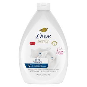 lot 4431 image: Dove Beauty Advanced Care Hand Wash Refill - Deep Moisture - Scented - 34 fl oz&nbsp