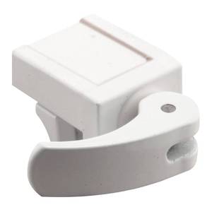 lot 4450 image: Prime-Line U 9809 Sliding Window Lock for Vinyl Windows Easy Installation to Keep Windows Securely Closed Diecast Construction, White (2 Pack)&nbsp