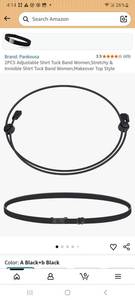 lot 4524 image: Pankousa Shirt Tuck Band 2-Pack&nbsp