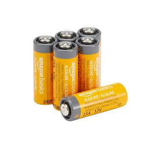 lot 4579 image: Amazon Basics 6-Pack 23A Alkaline Battery, 12 Volt, Long-Lasting Power&nbsp