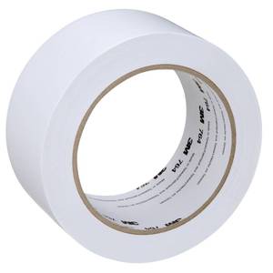 lot 4612 image: 3M Vinyl Tape 764, General Purpose, 2 in x 36 yd, White, 1 Roll, Light Traffic Floor Marking Tape, Social Distancing, Color Coding, Safety, Bundling&nbsp