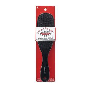 lot 4628 image: GOODY Ace Wood Boar Styler Brush,Black 1CT