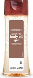 lot 4666 image: Amazon Basics Cocoa Butter Body Oil Gel 6.8 Oz&nbsp