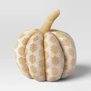 lot 4687 image: Block Print Shaped Pumpkin Pillow - Threshold&nbsp