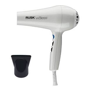 lot 4691 image: RUSK Engineering W8less Professional 2000 Watt Dryer, 7 Speed Settings, Lightweight. - Retail $95