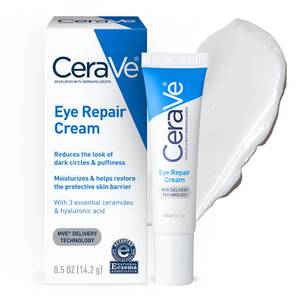 lot 4715 image: CeraVe Eye Repair Cream, Under Eye Cream For Puffiness And Bags Under Eyes, Hyaluronic Acid  Niacinamide  Marine Botanical Complex, Oil Free &amp Opthalmologist Tested&nbsp