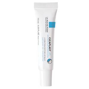 lot 4733 image: La Roche-Posay Cicaplast Lip Balm B5, Hydrating Balm with Shea Butter, Lip Treatment for Dry Cracked Lips, Moisturizing and Repairing Balm, Fragrance Free - Retail $59