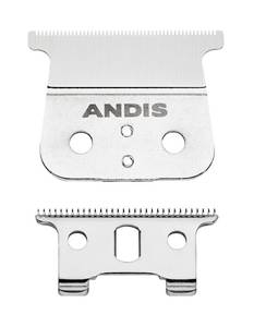 lot 4742 image: Andis T-Blade Replacement for T-Outliner, GTO, GO, and SLS Trimmers - Close Cutting, Zero Gapped, Silver&nbsp