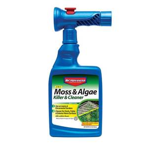lot 4796 image: BioAdvanced 32 oz. Ready-to-Spray 2-in-1 Moss and Algae Killer 704710 - Retail $36