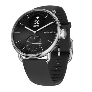 lot 1264 image: WITHINGS ScanWatch 2 - Hybrid Smart Watch, Heart Rate Monitoring, Fitness Tracker, Cycle Tracker, Sleep Monitoring, GPS Tracker, 30-Day Battery Life, Android & Apple Compatible, HSAFSA - Retail $49
