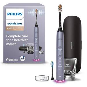 lot 2499 image: Philips Sonicare DiamondClean Smart 9300 Electric Toothbrush, Sonic Toothbrush with App, Pressure Sensor, Brush Head Detection, 4 Brushing Modes and 3 Intensity Levels, Grey, Model HX990345 - Retail $230