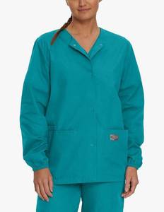 lot 67905 image: APPEARS NEW - Fundamentals Medical Scrub Jacket (Size Large) Style 14140