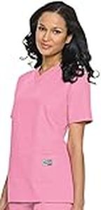 APPEARS NEW - ScrubZone Scrub Shirt Style 70221 Pink (Size XS) 2 Pack