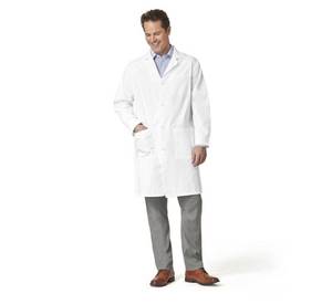 lot 67925 image: APPEARS NEW - Fashion Seal Healthcare White Medical Coat Style 499 (Size 36) 2 Pack
