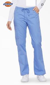 lot 67949 image: APPEARS NEW - Landau Medical Scrub Pants Style 8312 BCP & Scrub Advantage Style 7873 CEIL (Size Small) 2 Pack