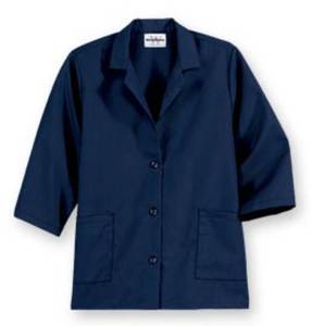 lot 67984 image: APPEARS NEW - G.A.L.S. of California Navy Button-Up Smock (Size Large)