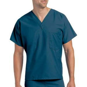 lot 68007 image: APPEARS NEW - Landau Unisex Reversible Dolman Sleeve V-Neck Scrub Top  Style 7502 (Size 5XL) 2 Pack