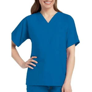 lot 68009 image: APPEARS NEW - ScrubZone by Landau Unisex V-Neck Scrub Top  Style 71221 & Fashion Seal style 78760 (Size XS) Lot of 2