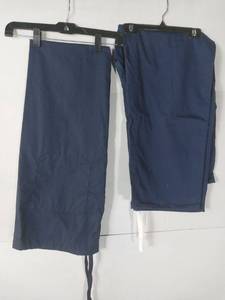 lot 68031 image: APPEARS NEW - Fashion Seal Healthcare Scrub Pants Navy Blue (Size LargeTall)