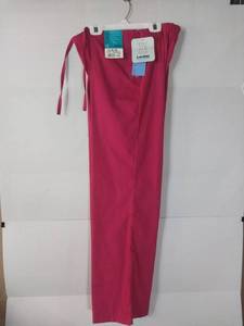 lot 68032 image: APPEARS NEW - Landau Natural Fit Medical Scrub Pants - Pink (Size Small)