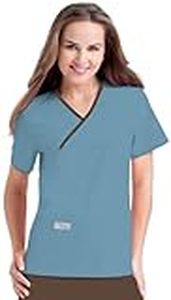 lot 68059 image: APPEARS NEW - Urbane Womens Double Pocket Crossover Top (Size Small)