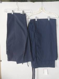 lot 68085 image: APPEARS NEW - Landau & Fashion Seal Navy Blue Medical Scrub Pants (Size 2XL) Lot of 2