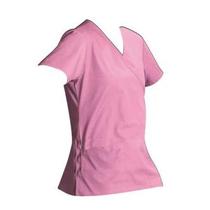 lot 68112 image: APPEARS NEW - SCRUB ZONE 70224 Scrub Shirt, Pink (Size Small)