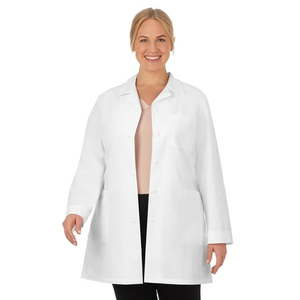 lot 68114 image: APPEARS NEW - Meta Womens 35 Mid Length Labcoat, Style 6150 (Size 6) 2 Pack
