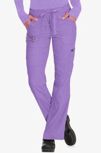 lot 68136 image: Koi 701t Lindsay Plum & Baby Phat Embroidered Medical Scrub Pants (Size XLTall)
