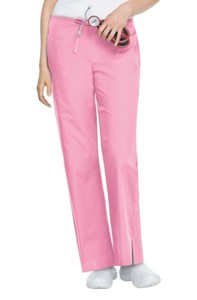 lot 68144 image: APPEARS NEW - Landau Cargo Flare Medical Scrub Pants Pink (Size XLPetite)