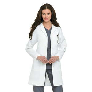 APPEARS NEW - Landau Relaxed Fit 3-Pocket 4-Button Full-Length Lab Coat for Women 3155 (Size 20)  - Retail: $61