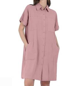 lot 68218 image: APPEARS NEW - G.A.L.S. of California Blush Button-Up Smock (Size XL)