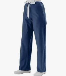 lot 68225 image: APPEARS NEW - Fashion Seal Healthcare Scrub Pants Style 78894 Navy Blue (Size XS) 2 Pack