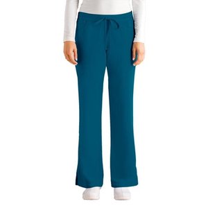 lot 68229 image: APPEARS NEW - Greys Anatomy 5-Pocket Drawstring Elastic Pant Scrub Bottoms Style 328 Bahama (Size XL) 2 Pack   - Retail $54