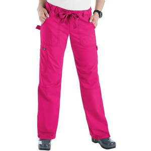 lot 68232 image: APPEARS NEW - Koi Classics Womens Scrub Pants Style 701-R-058 Flamingo & Landau Classic Fit Scrub Pant Style 2014 PRMCH (Size Small) 2 Pack