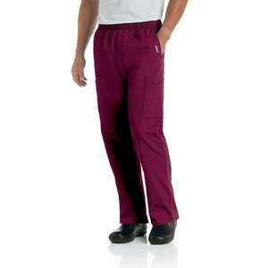 lot 68239 image: APPEARS NEW - Landau Essentials Mens Comfort Seven Pocket Elastic Waist Drawstring Cargo Scrub Pant Style 8555 RWP (Size Large Tall) 
