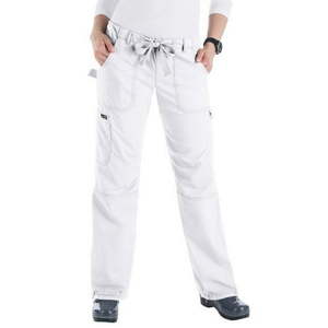 lot 68240 image: APPEARS NEW - Koi Classics Womens Scrub Pant Style 701-01 White (Size XL)    - Retail $55