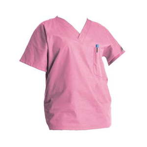 lot 68273 image: APPEARS NEW - Scrub Zone Scrub Shirt Style 70221 Pink (Size 4XL) 