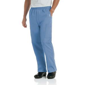 lot 68277 image: APPEARS NEW - Landau Essentials Comfort Seven Pocket Elastic Waist Drawstring Cargo Scrub Pant Style 8555 BCP (Size Medium Tall)