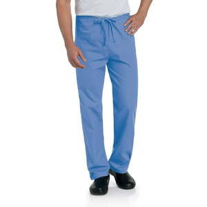 lot 68283 image: APPEARS NEW - Landau Unisex Reversible Drawstring Scrub Pant Style 7602 BCP & 8385 BCP (Size Small) 2 Pack
