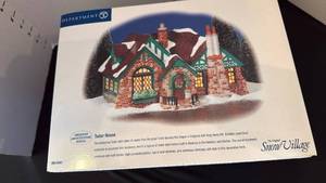 lot 1030 image: Department 56 Tudor House