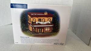 lot 1040 image: Department 56 Snow Village McGuires Irish Pub