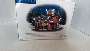 lot 1057 image: Department 56 Snow Village Lucky Dragon Restaurant